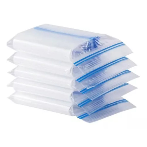 Bolsas Resellables, Cierre Hermético, Ziploc por 100 Uds