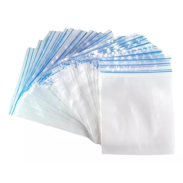 Bolsas Resellables, Cierre Hermético, Ziploc por 100 Uds