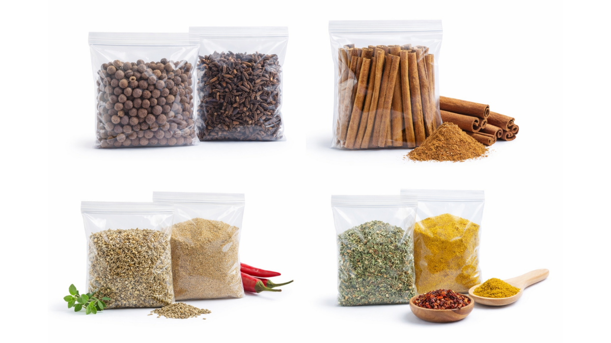 bolsas para especias en polipropileno
